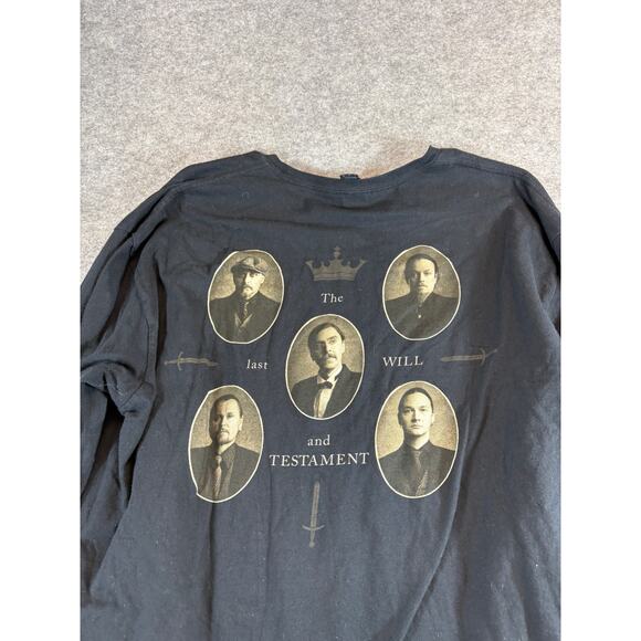 Opeth The Last Will and Testament Long Sleeve T Shirt Mens XL Black Metal Band - Picture 8 of 9